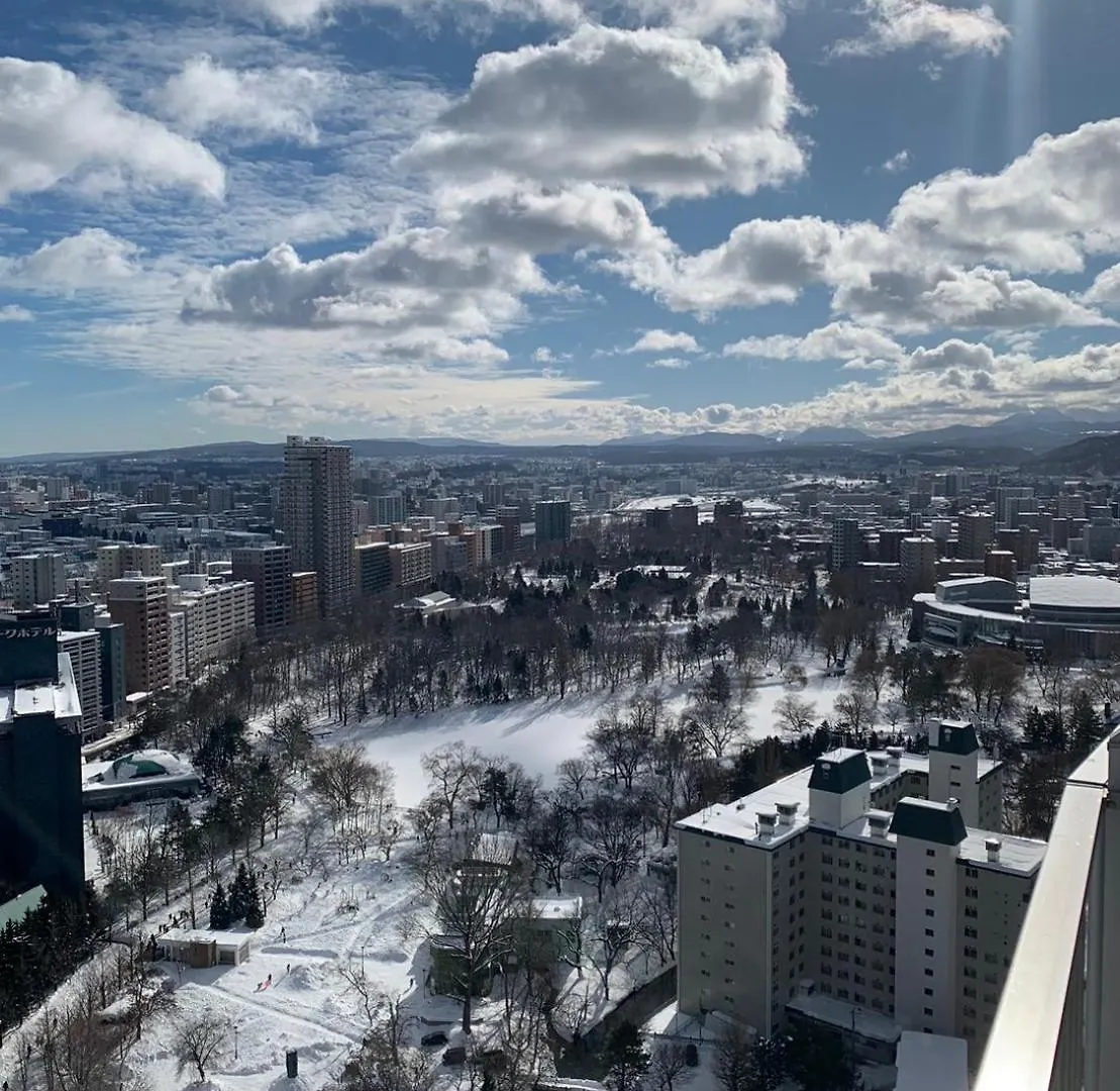 Nakajima Park Stay Ams Tower 31F Panoramic View Of Nakajima Park Sapporo Apartamento