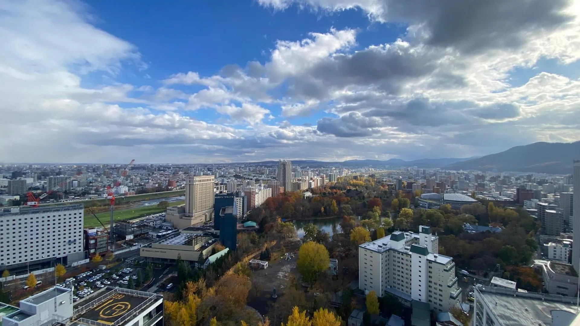 Nakajima Park Stay Ams Tower 31F Panoramic View Of Nakajima Park Sapporo Japón